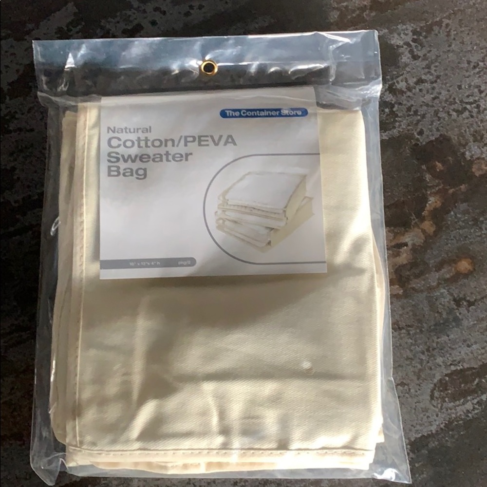 Container Store ****New*** Sweater Bags